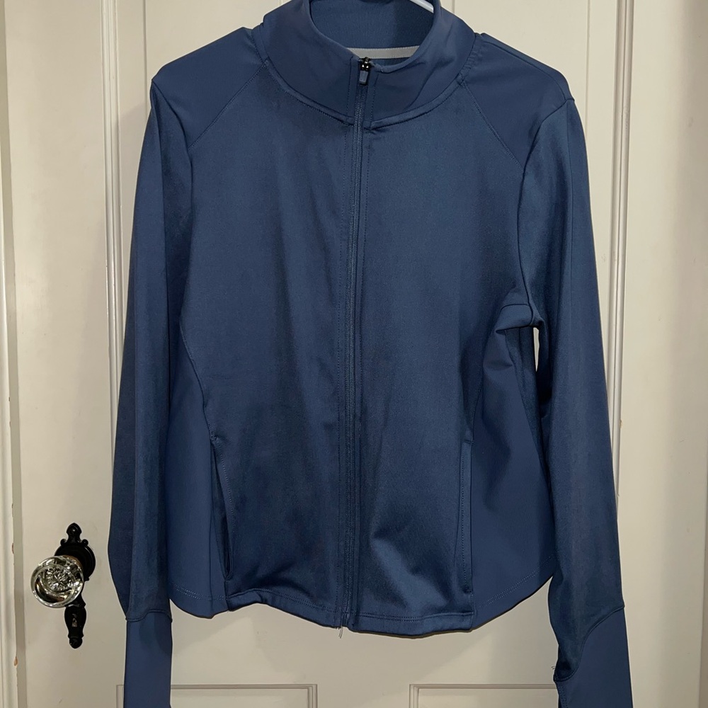 Danskin  Contour Yoga Jacket zip-up jacket in a blue - Size Large NWOT